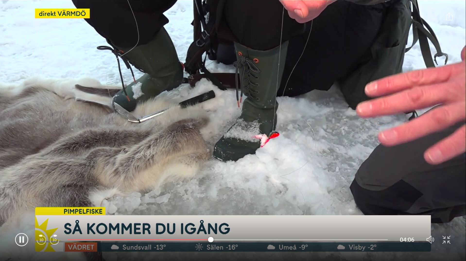 Isfiske – säkerhet och utrustning